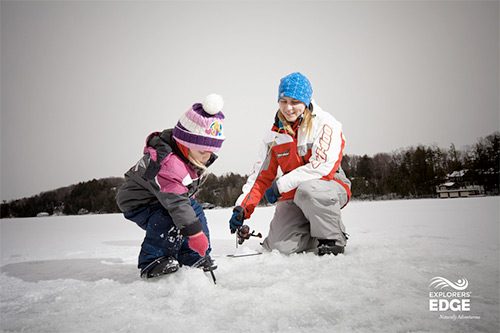 Kids Ice Fishing